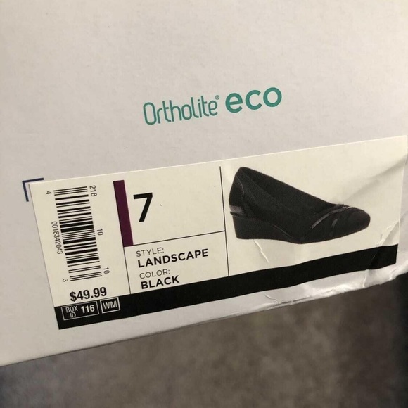 Black wedges size 7 - Picture 4 of 4